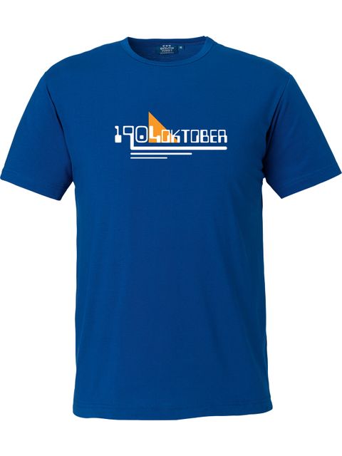 T-shirt Herr, Blå - 1904 Oktober